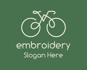 Green Bicycle Bike logo design