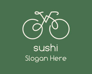 Green Bicycle Bike logo design