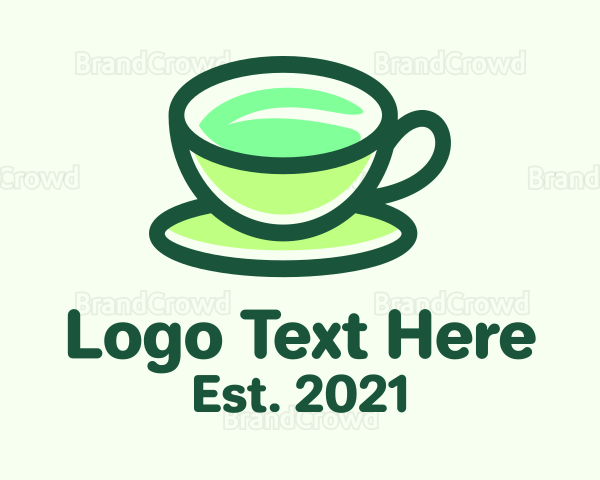 Tea Cup Leaf Logo