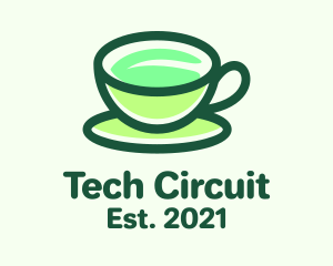 Mug - Tea Cup Leaf logo design