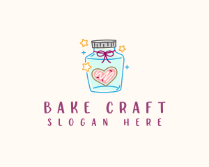 Heart Cookie Jar logo design