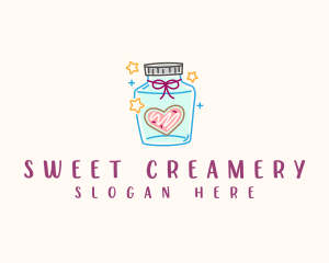 Heart Cookie Jar logo design