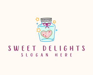 Heart Cookie Jar logo design