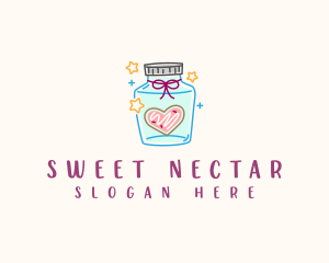 Heart Cookie Jar logo design