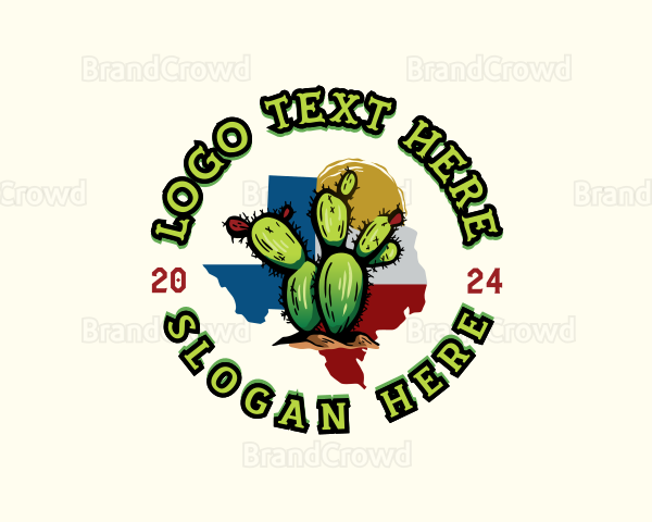 Cactus Plant Texas Logo