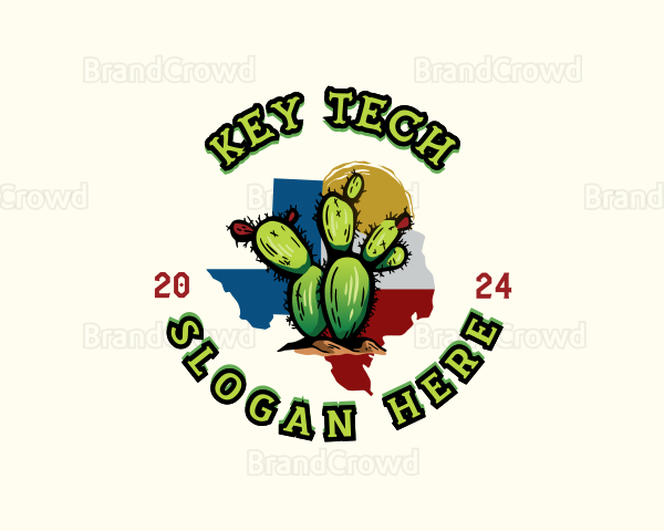 Cactus Plant Texas Logo