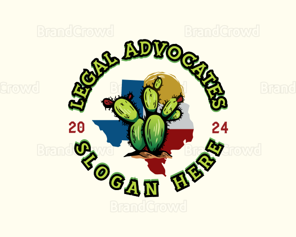 Cactus Plant Texas Logo