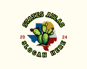 Cactus Plant Texas logo design