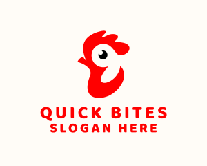 Fastfood - Rooster Chicken Restaurant logo design