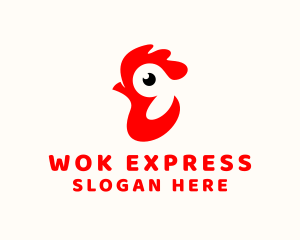 Rooster Chicken Restaurant logo design