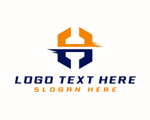 Letter H - Logistics Fast Delivery logo design