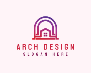 Arch - Arch House Realty logo design