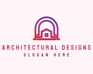 Arch - Arch House Realty logo design