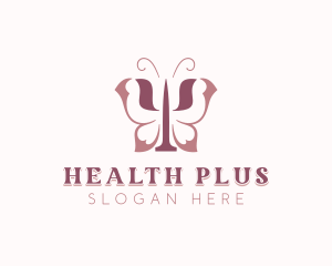 Mental Health Butterfly Wellness logo design