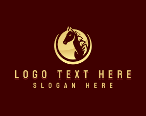 Premium - Elegant Horse Stallion logo design