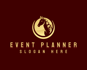 Pony - Elegant Horse Stallion logo design