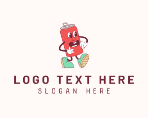 Tin Can - Soda Drink Can logo design