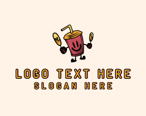 Character - Fast Food Snack logo design