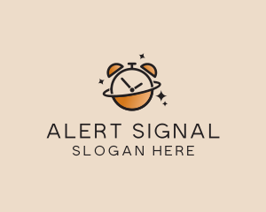Notification - Planet Alarm Clock logo design