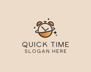 Minute - Planet Alarm Clock logo design