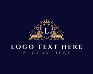 Consultant - Luxury Royal Lion Crest logo design