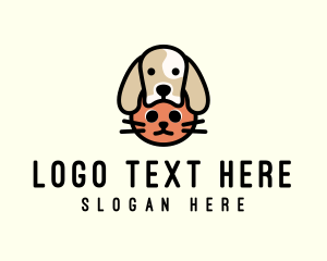 Pet Care - Dog Cat Pet Care logo design