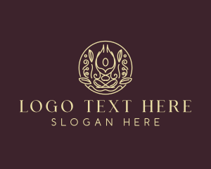 Spa - Holistic Yoga Meditation logo design