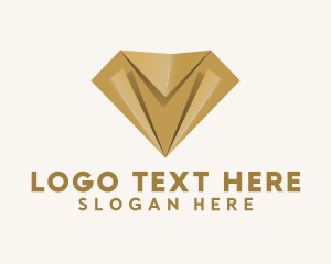 Gemstone - Modern Diamond Jewelry logo design