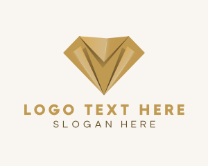 Premium - Modern Diamond Jewelry logo design