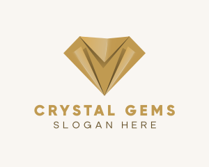 Modern Diamond Jewelry logo design