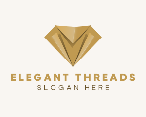 Modern Diamond Jewelry logo design