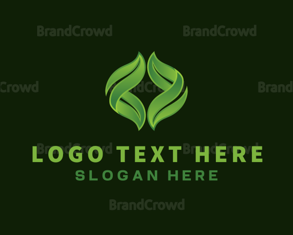 Leaf Eco Plant Logo