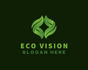 Leaf Eco Plant logo design