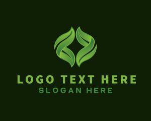 Leaf Eco Plant Logo