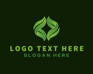 Leaf Eco Plant Logo