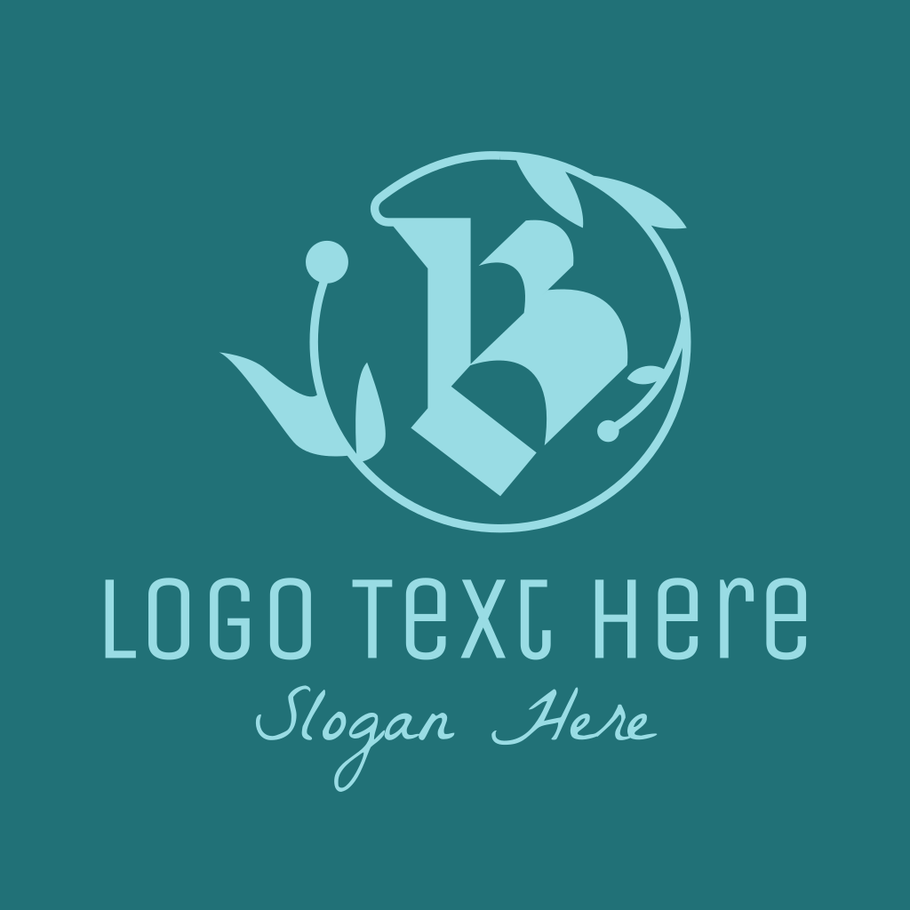 Floral Letter B Logo | BrandCrowd Logo Maker