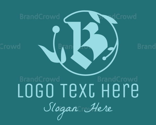 Floral Letter B Logo | BrandCrowd Logo Maker