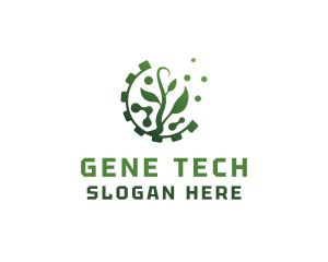 Genetics - Biotech Plant Genetics logo design