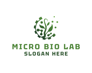 Biotech Plant Genetics logo design