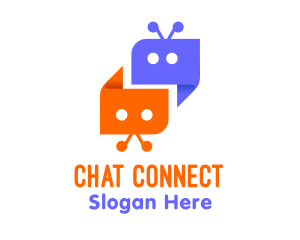 Messaging - Chat Bot Messaging logo design