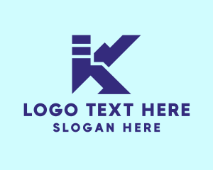 Investor - Investor Letter K logo design