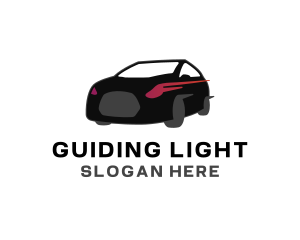 Fast Car Headlights logo design