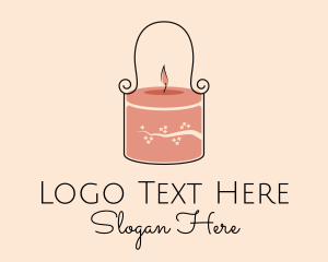 Masseur - Scented Candle Relaxation logo design