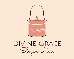 Prayer - Scented Candle Relaxation logo design
