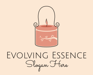 Scented Candle Relaxation logo design