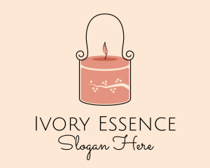 Scented Candle Relaxation logo design