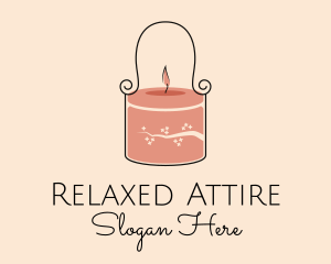 Scented Candle Relaxation logo design