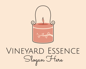 Scented Candle Relaxation logo design