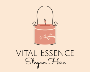 Scented Candle Relaxation logo design