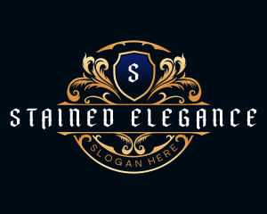 Elegant Crest Shield logo design